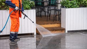 pressure washing